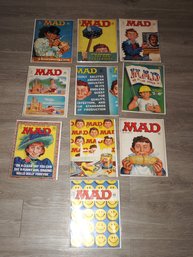 Large Lot Of 40 Cent MAD Magazines Bagged & Boarded    TT
