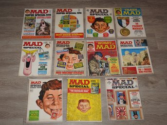Large Lot Of 60 Cent MAD Magazines Bagged & Boarded     TT
