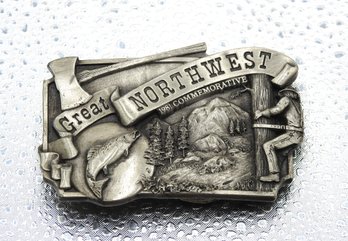 Heavy Metal 1981 Siskiyou Great Western Belt Buckle Numbered