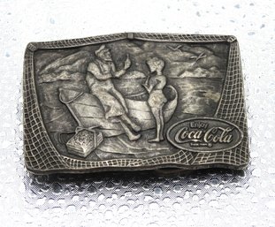 1976 Bergamot Coca Cola Metal Belt Buckle