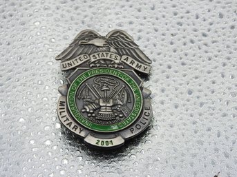 United States Military Police Metal Badge