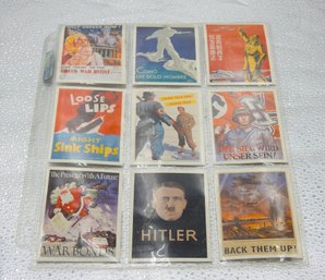 Vintage Promotion Preview Set Of Ww2 Propaganda Trading Cards