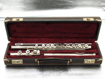 BPF Vettato Made In Italy High End Flute In Crushed Velvet Leather Case