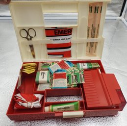 1970s Wyatt Fuel First Aid Kit Complete