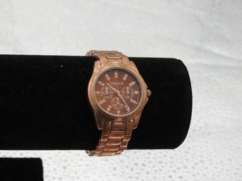 Handsome Vintage Copper Tone Gruen Wrist Watch