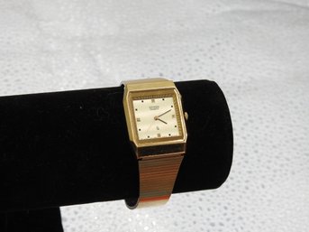 Vintage All Gold Tone Citizen Wrist Watch