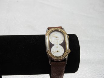 Vintage Gossip Double Dial Wrist Watch