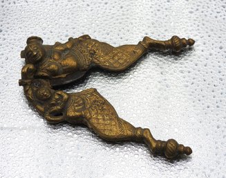 Old Metal Figural Cigar  Cutter