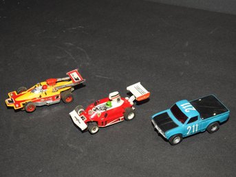 3 Vintage Slot Cars