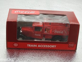 All Red Coca Cola Delivery Diecast Truck Train Accessory