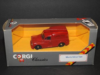 In Box Corgi Morris Minor Van 1/43 Diecast Car