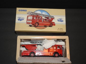 NIB Corgi AEC Ladder Staffordshire Diecast 8 Inch Fire Engine