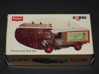 NIB Corgi Thornycroft Box Van 1/43 Diecast Car