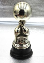 1929 Silver Plated 14 Inch Bowling Trophy