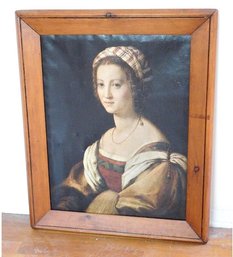 A Giclee Oil On Canvas Print Of Andrea Del Sarto's Painting - Lucrezia Del Fede