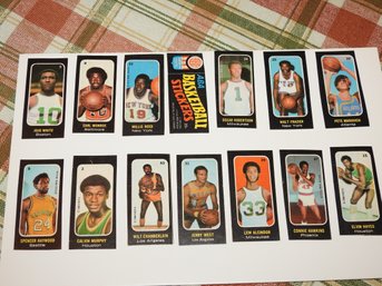 1971 Topps Hand Cut Basketball Cards Lew Alcindor Chamberlain & More