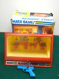Old Marx Magic Shot Shooting Gallery In Original Box