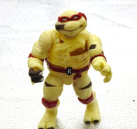 1993 Teenage Mutant Ninja Turtle Glow In Dark Mummy Rapheal Toy