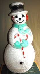 Vintage Christmas Snowman Blow Mold #3  39 Inches  NO SHIPPING