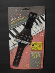 1980s NIB LCD Electronic Piano Watch