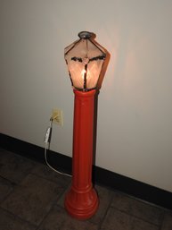 Vintage Christmas Pole Light Blow Mold 40 Inch Working NO SHIPPING