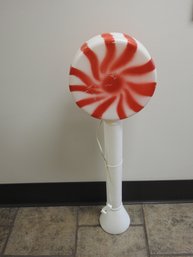 Vintage Christmas Peppermint Lollipop Blow Mold 33 Inch NO SHIPPING