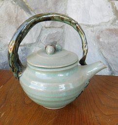Acorn Finial Studio Pottery Teapot Signed/dated 1997