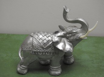 Silver India Type Elephant Statue