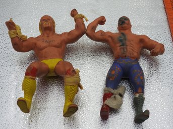 1984 LJN 9 Inch WWF Wrestling Figures Hulk Hogan Iron Sheik