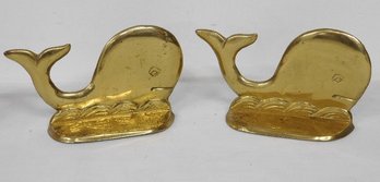 A Whale Of A Good Deal On These Brass Moby Dick Form Bookends