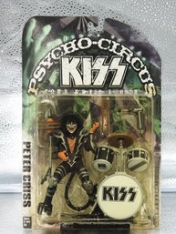 Vintage Kiss Peter Criss Psycho Circus Tour Edition Action Figure