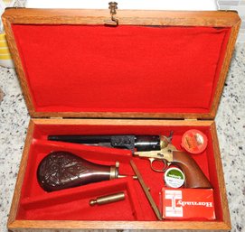 Functional 1850 Colt Pietta .44 Cal Black Powder Flint Lock Revolver Gun Pistol NO SHIPPING