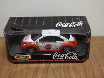 1/18th Scale Matchbox Coca Cola VW Beetle Diecast Car