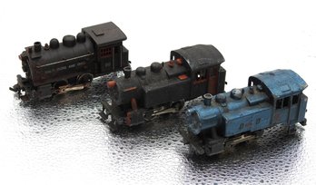 Lot Of 3 Old HO Scale Locomotive Engine Trains