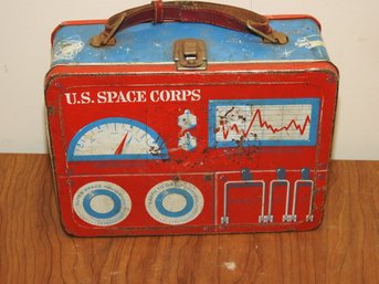 1960s U.S. Space Corps Metal Lunch Box