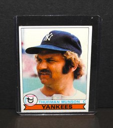 1979 Topps Thurman Munson NY Yankees Baseball Card