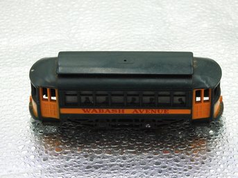 Vintage HO Scale Wabash Avenue Train Trolley