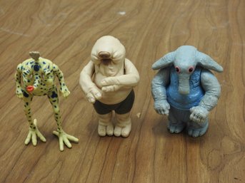 1983 Droopy McCool Max Rebo Sy Snootles Star Wars Catina Band Figures