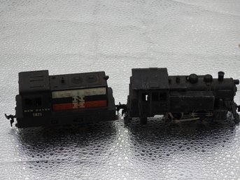 Lot Of 2 Vintage HO Scale Train Engines NH Railroad