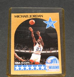 1990 NBA Hoops Michael Jordan All Star Basketball Card
