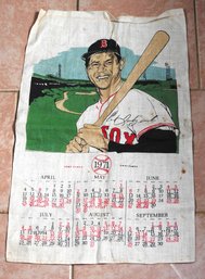 1971 Boston Red Sox Home & Away Cloth Calander Featuring YAZ 2 Ft Tall