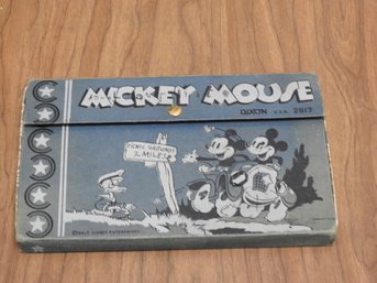 Vintage Walt Disney Mickey Mouse Pencil Case
