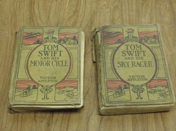 A Pair Of Old Tom Swift Hard Cover Books