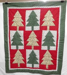 A Christmas Tree Throw Or Quilt - No. 1