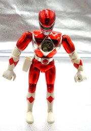 1995 Power Rangers Metallic Red Ranger Action Figure Toy 8 Inch