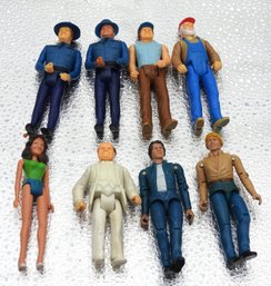 Lot Of 8 1980 Cast Of The Dukes Of Hazzard Action Figures