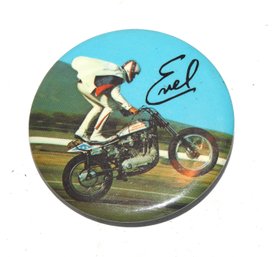 Original 1970s Evel Kneivel Round Pin