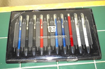 Set Of 10 New Umo Lorenzo Pen Set