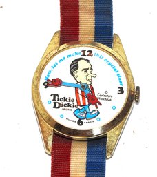 Original Tickie Dickie Swiss Made Election Watch President Richard Nixon