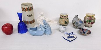 A Mixed Lot Of Collectible Ceramics And Glass, Many Signed